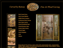 Tablet Screenshot of carvedbyramsey.com